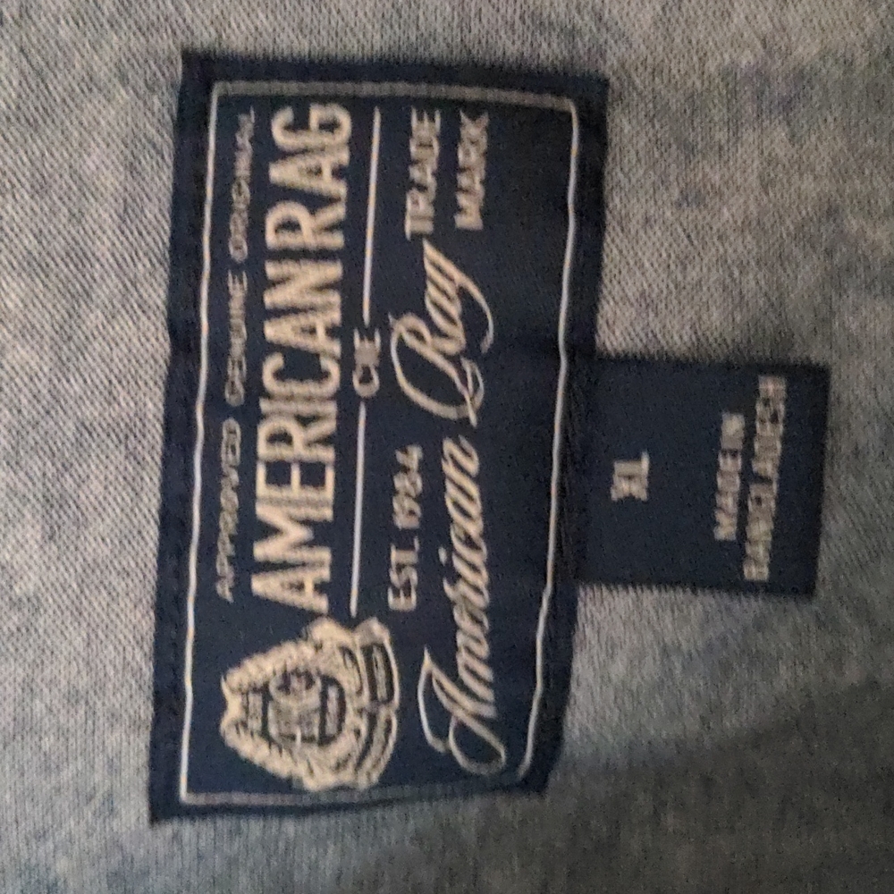Gray Stripped American Rag Button Up - Picture 4 of 4